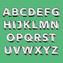 A To Z Single Letter Initial Print, thumbnail 6 of 6