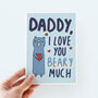 Cute Valentine's Day Card For Daddy, thumbnail 1 of 2