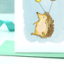 Hedgehog 40th Birthday Card, thumbnail 2 of 9