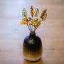 Clematis Glass Flower Bouquet In Ombre Ceramic Vase, thumbnail 2 of 7