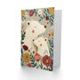 Soft Floral Theme Bears And Flowers Happy Mother's Day Card, thumbnail 2 of 6