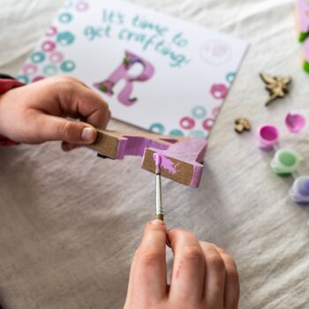 Personalised Paint Your Own Fairy Wooden Name, 6 of 7