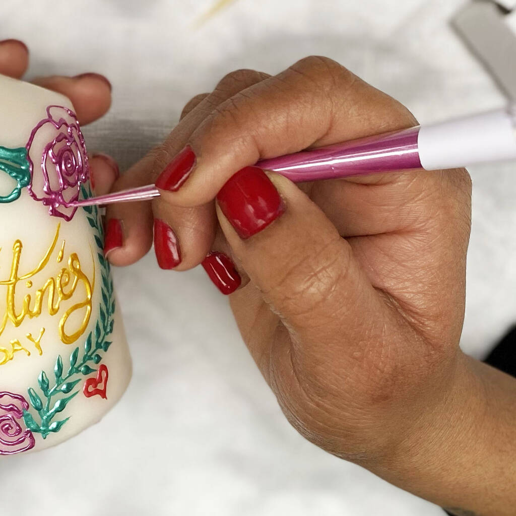 Image of Henna Inspired Candle Painting Kit