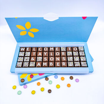 Corporate Onboarding Welcome Chocolate Gift Box, 3 of 5