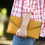 Personalised Women's Envelope Clutch Bag, thumbnail 3 of 7