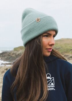 Super Soft Recycled Beanie Hat, 6 of 6