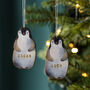 Personalised Illustrated Penguin Decoration, thumbnail 3 of 4