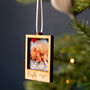 Personalised Wooden Pet Photo Christmas Decoration, thumbnail 1 of 2