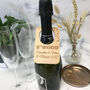 Personalised Anniversary Wine Bottle Label Gift, thumbnail 2 of 9