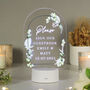 Personalised Botanical LED Guestbook Sign – Colour Changing Wedding Display, thumbnail 5 of 5