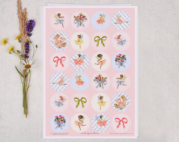 A5 Personalised Children's Stationery Set Gift With Fairy Design, 5 of 9