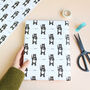 License To Party, Bond Bear Wrapping Paper, thumbnail 4 of 5