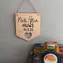 New Baby Personalised Engraved Plaque, thumbnail 3 of 4