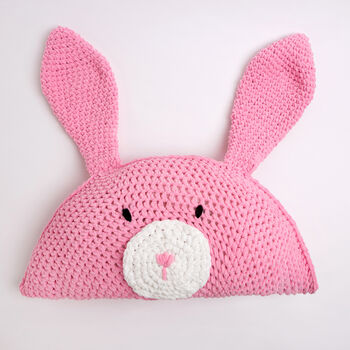 Mabel Bunny Cushion Easy Crochet Kit, 5 of 10