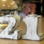 21st Birthday Candle Wooden Letters Decoration Gift, thumbnail 1 of 5