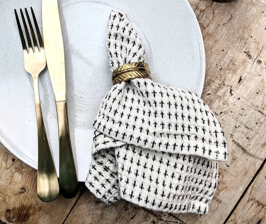 natural cotton napkin by peastyle