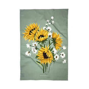 The Sunflower Tea Towel, 3 of 4