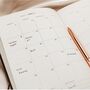 Minimal Undated Daily Planner Personalised, thumbnail 6 of 7