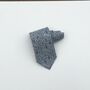 Liberty Of London Necktie Handmade In Shades Of Blue, thumbnail 5 of 11