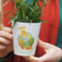 Rooting For Me Plant Pot Gift For Mum, thumbnail 3 of 4