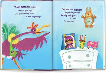 Personalised Children's Book, Superfantastic Birthday, 3 of 9
