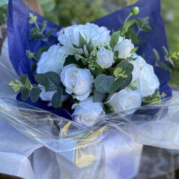 White Rose Gift Bouquet, 11 of 12