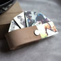 Mini Photo Album, Leather Bound Personalised Gift, thumbnail 5 of 10