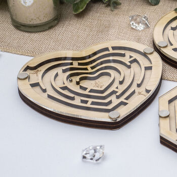 Wedding Favour Labyrinth Tilting Maze Game, 2 of 4