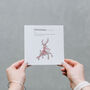 Reindeer Christmas Definition Card, thumbnail 2 of 5
