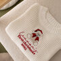 Personalised Bear First Christmas Baby Jumper, thumbnail 1 of 4