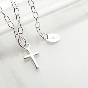 Holy Communion Silver Cross Bracelet, 4 of 6