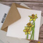Daffodil Greetings Card, thumbnail 1 of 6