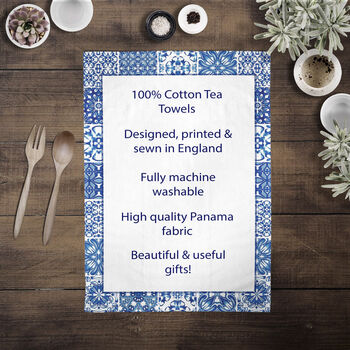 Caribbean Sailing | 100% Cotton Tea Towel | Made In England, 7 of 12