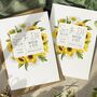 Sunflowers Save The Date Cards And Envelopes, thumbnail 1 of 5