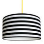 Circus Stripes Black And White Lampshades, thumbnail 1 of 9