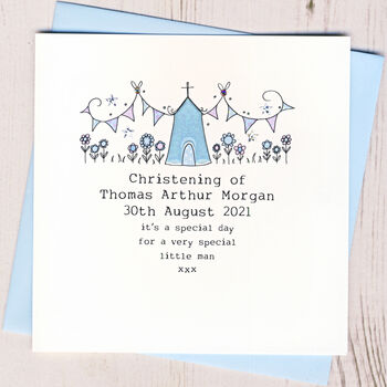 Personalised Christening Card, 2 of 2