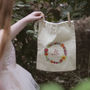 Personalised Summer Flower Wreath Children's Apron, thumbnail 3 of 7