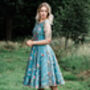 Flora 1950s Inspired Floral Lace Dress, thumbnail 1 of 8