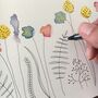 Cornfield Watercolour Plantable Seed Card, thumbnail 2 of 8
