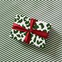 Green Leopard Print Luxury Wrapping Paper, thumbnail 5 of 5