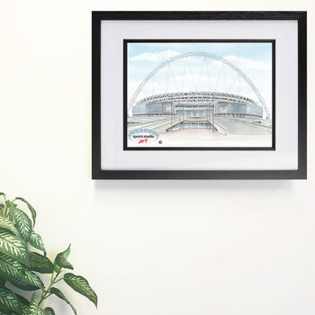 New Wembley Way Stadium Art Print, 2 of 3
