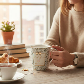 Fabulous 30th Birthday Mug Gift Fine China, 3 of 4