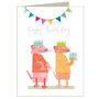 Happy Birthday Meerkat Mini Card, thumbnail 2 of 4