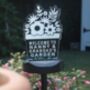 Personalised Plant Pot Design Outdoor Solar Light, thumbnail 4 of 8
