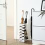 Metal Umbrella Holder Stand With Drip Tray, thumbnail 1 of 7