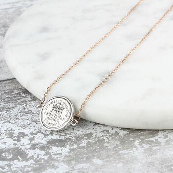 Personalised 80th Birthday Sixpence Coin Necklace, 8 of 12