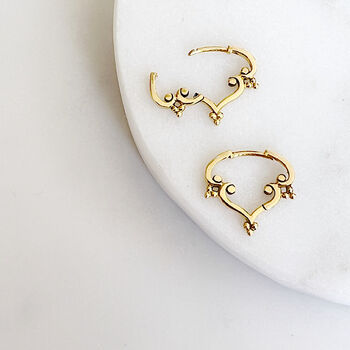 Seraphina Huggie Hoops, 5 of 7