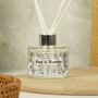 Personalised Black Foliage Reed Diffuser Wedding Gift, thumbnail 1 of 2