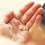 Personalised Family Small Wide Heart Charm Necklace, thumbnail 1 of 10