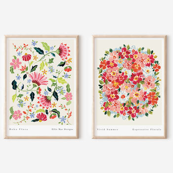 Boho Flora Art Print, 4 of 4